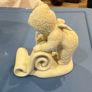 Department 56 Cream Textured Cherub Sculpture